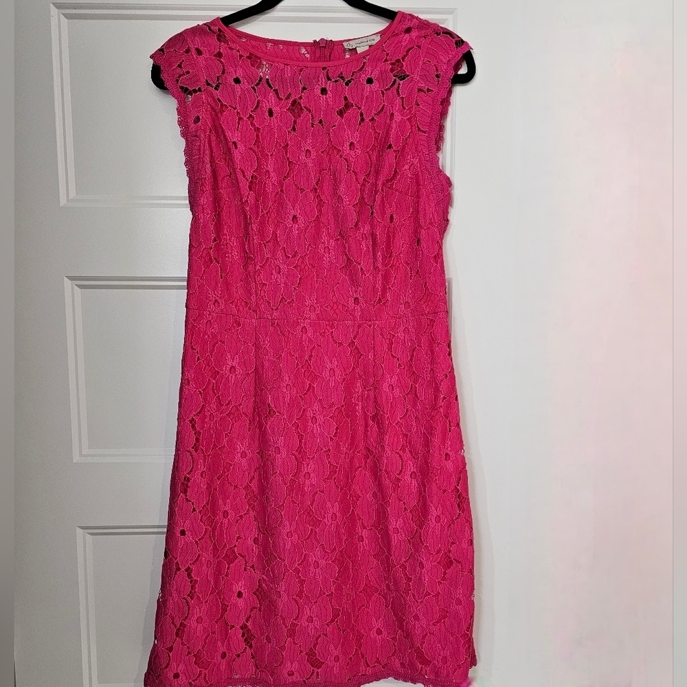 DB Established in 1962 Lace and Embroidered Flower Dress sz 8